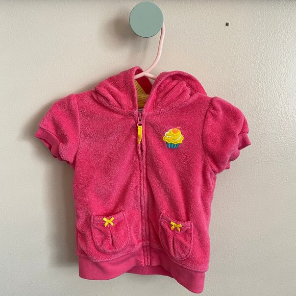 Carter's Other - Baby Girls Terry Cloth Pink Zip Up Jacket